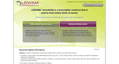 Desktop Screenshot of lenvima.com